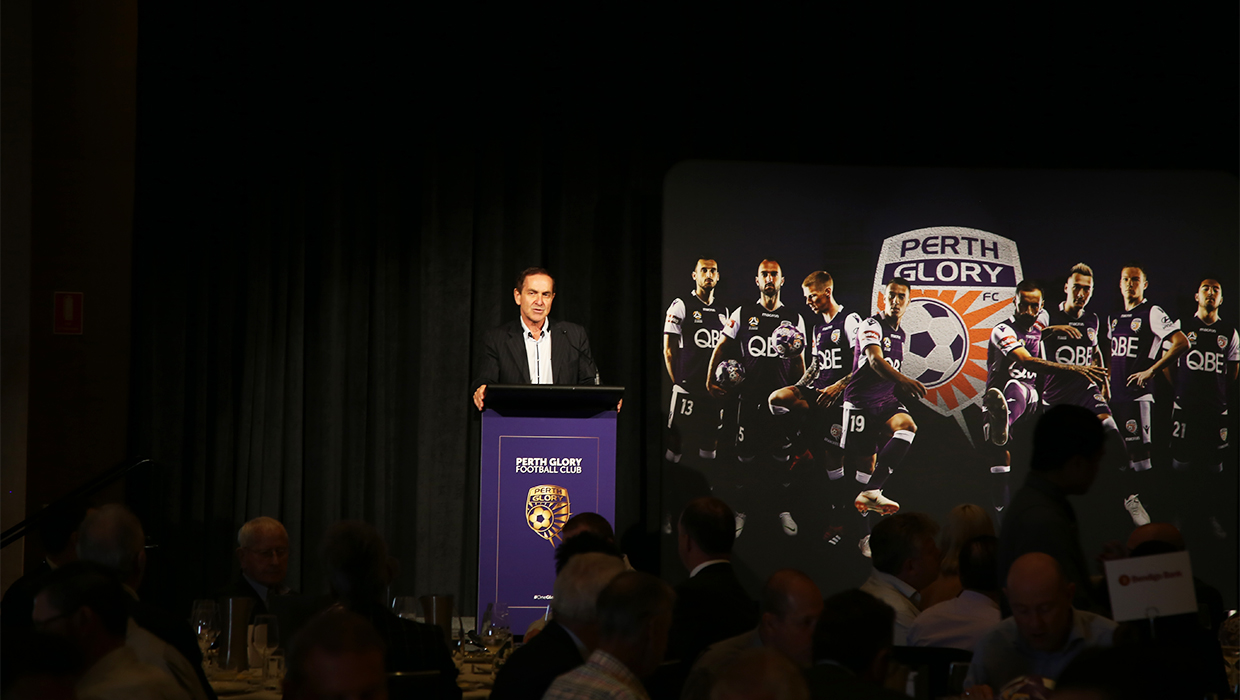 Tony Sage at Glory in Business Lunch